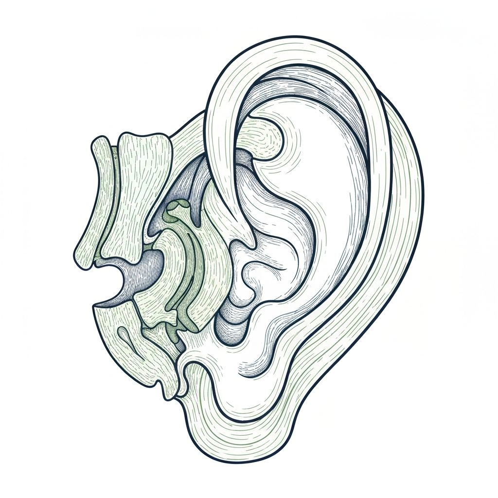 Anatomía del oído humano